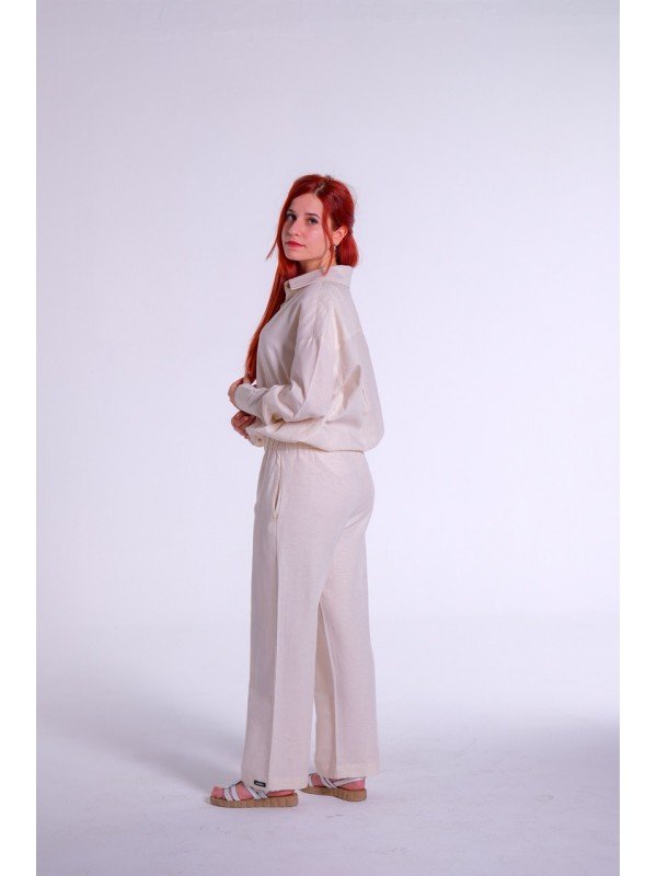 Kadın Keten Gömlek